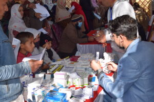 Free medicines and consultation was provided to the people at Kashmir
